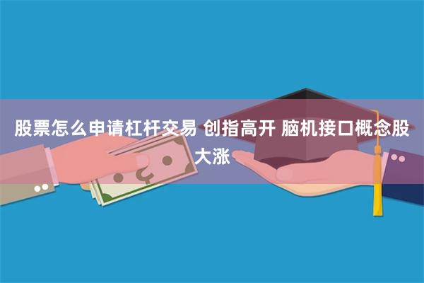 股票怎么申请杠杆交易 创指高开 脑机接口概念股大涨