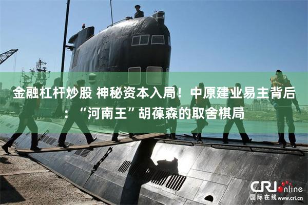 金融杠杆炒股 神秘资本入局！中原建业易主背后：“河南王”胡葆森的取舍棋局