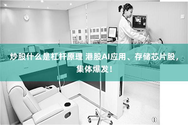 炒股什么是杠杆原理 港股AI应用、存储芯片股，集体爆发！