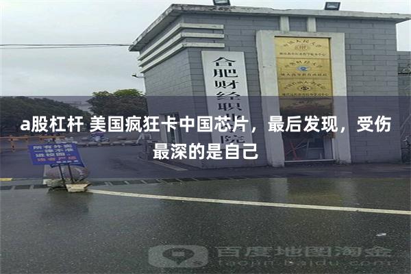 a股杠杆 美国疯狂卡中国芯片，最后发现，受伤最深的是自己