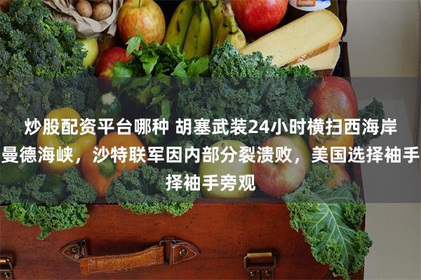 炒股配资平台哪种 胡塞武装24小时横扫西海岸控制曼德海峡，沙特联军因内部分裂溃败，美国选择袖手旁观