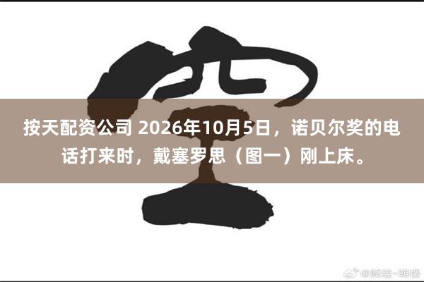 按天配资公司 2026年10月5日，诺贝尔奖的电话打来时，戴塞罗思（图一）刚上床。