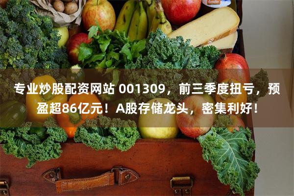 专业炒股配资网站 001309，前三季度扭亏，预盈超86亿元！A股存储龙头，密集利好！