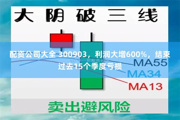 配资公司大全 300903，利润大增600%，结束过去15个季度亏损
